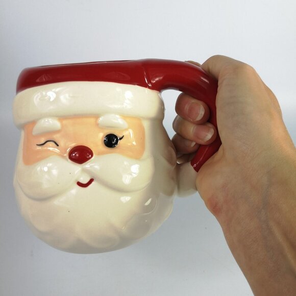 Hallmark Winking Santa Christmas Mug Large - Picture 7 of 7
